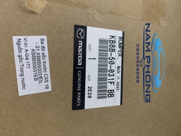 Ba đờ xốc trước Mazda CX5 18 - 21 - KB8B50031EB / KB8B50031FBB