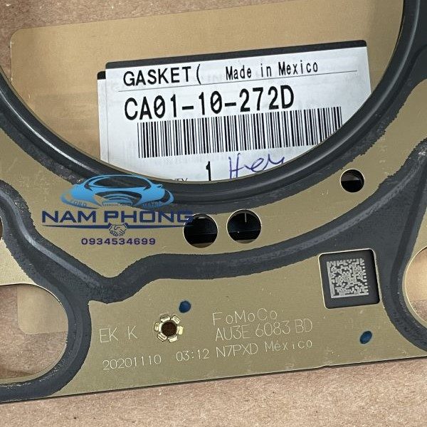 Gioăng quy lát (Ron mặt máy) Mazda CX9 11-17 Xịn Hãng RH - CA0110271E